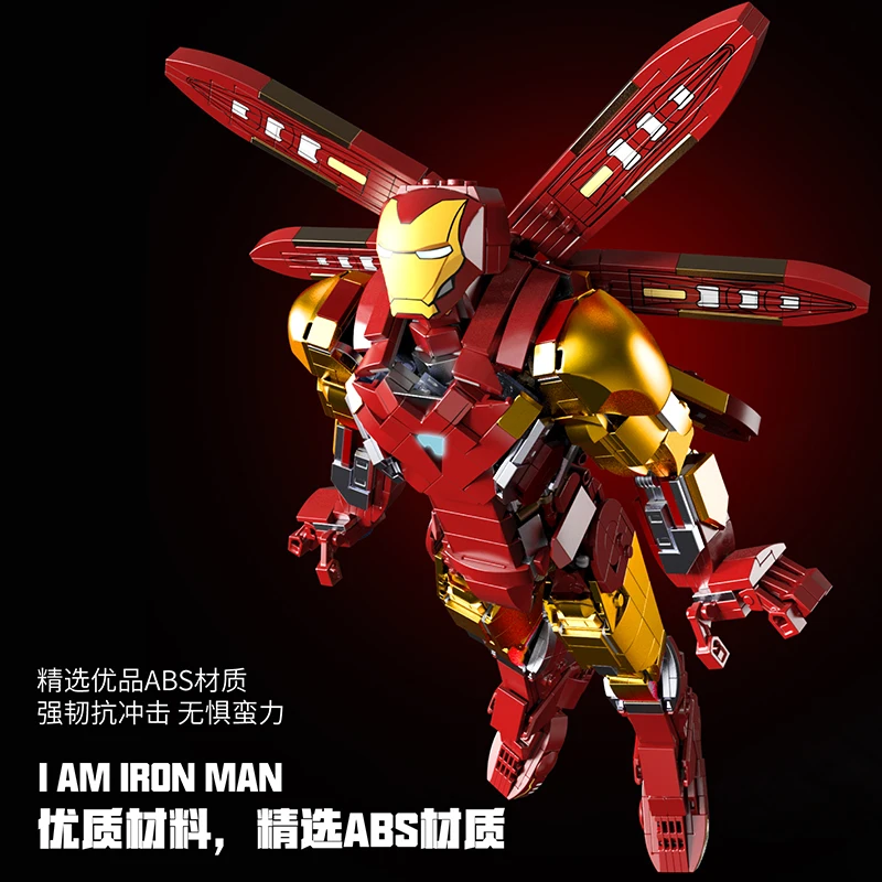 

Disney Classic Marvel Iron Man MK48 Building Blocks Gift box Action Figure Ironman Avengers Tony Stark Legends Toy Gift