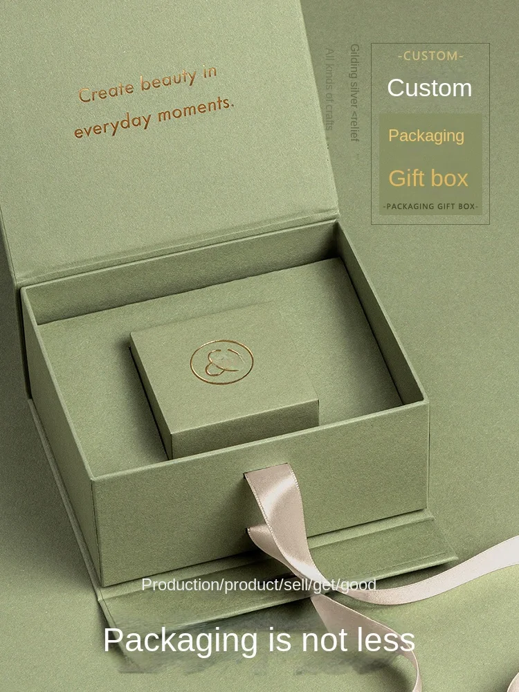 

Custom Design Luxury Present Box with Lids Changeable Ribbon Personalize Gift Boxes for Girlfriend Mom Grandma Lady