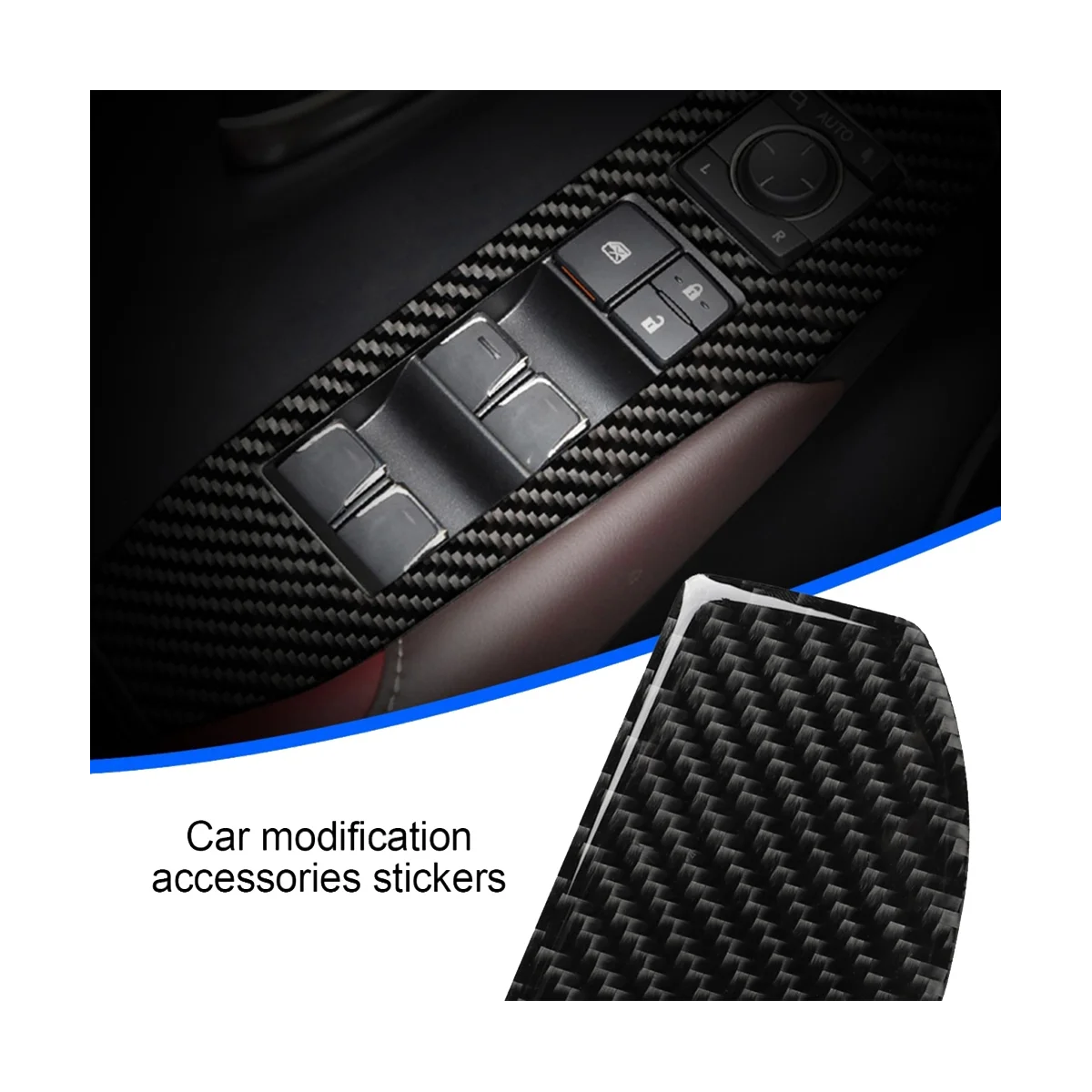 4 шт. кнопки для стеклоподъемника панель переключателя отделка крышки LEXUS NX 300H 200T