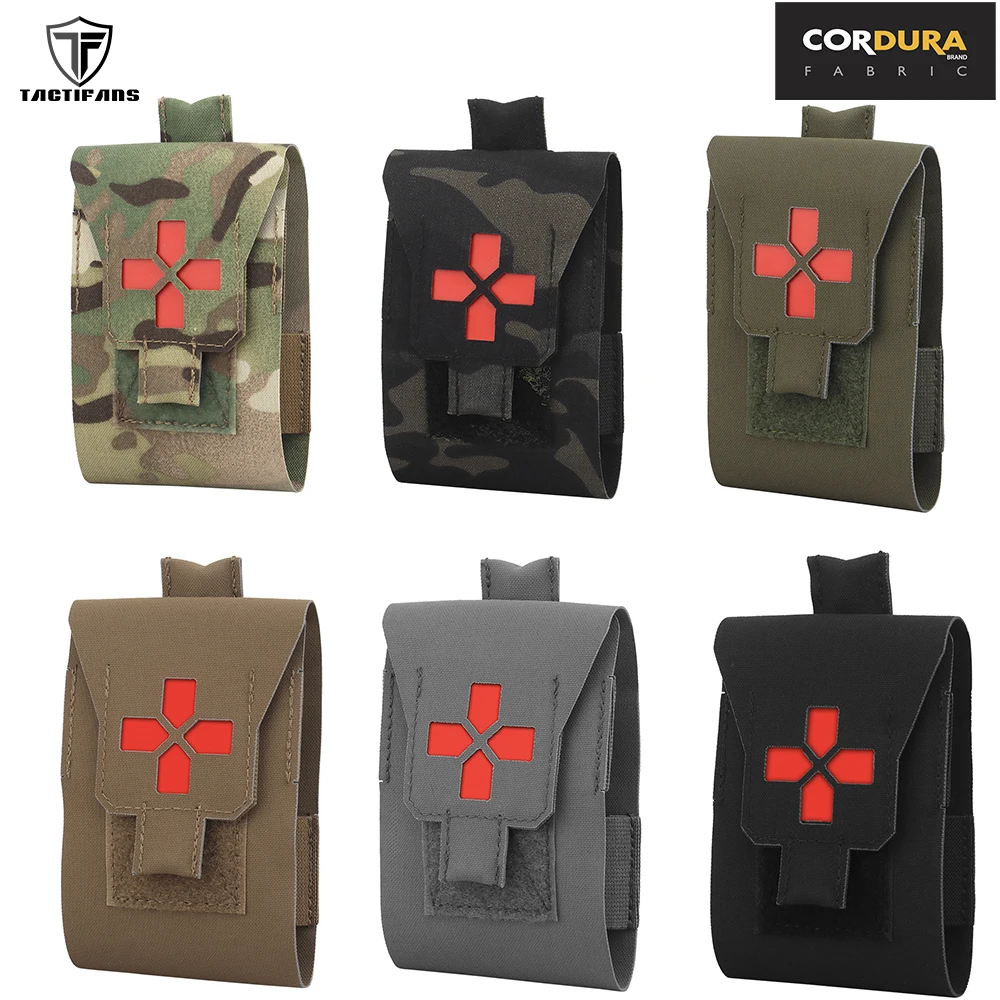 

First Aid Kit Mini Trauma MED Pouch NANO Micro IFAK Pouch EDC Pocket Essential Medical Gear Storage Bag Survival Safety Hunting