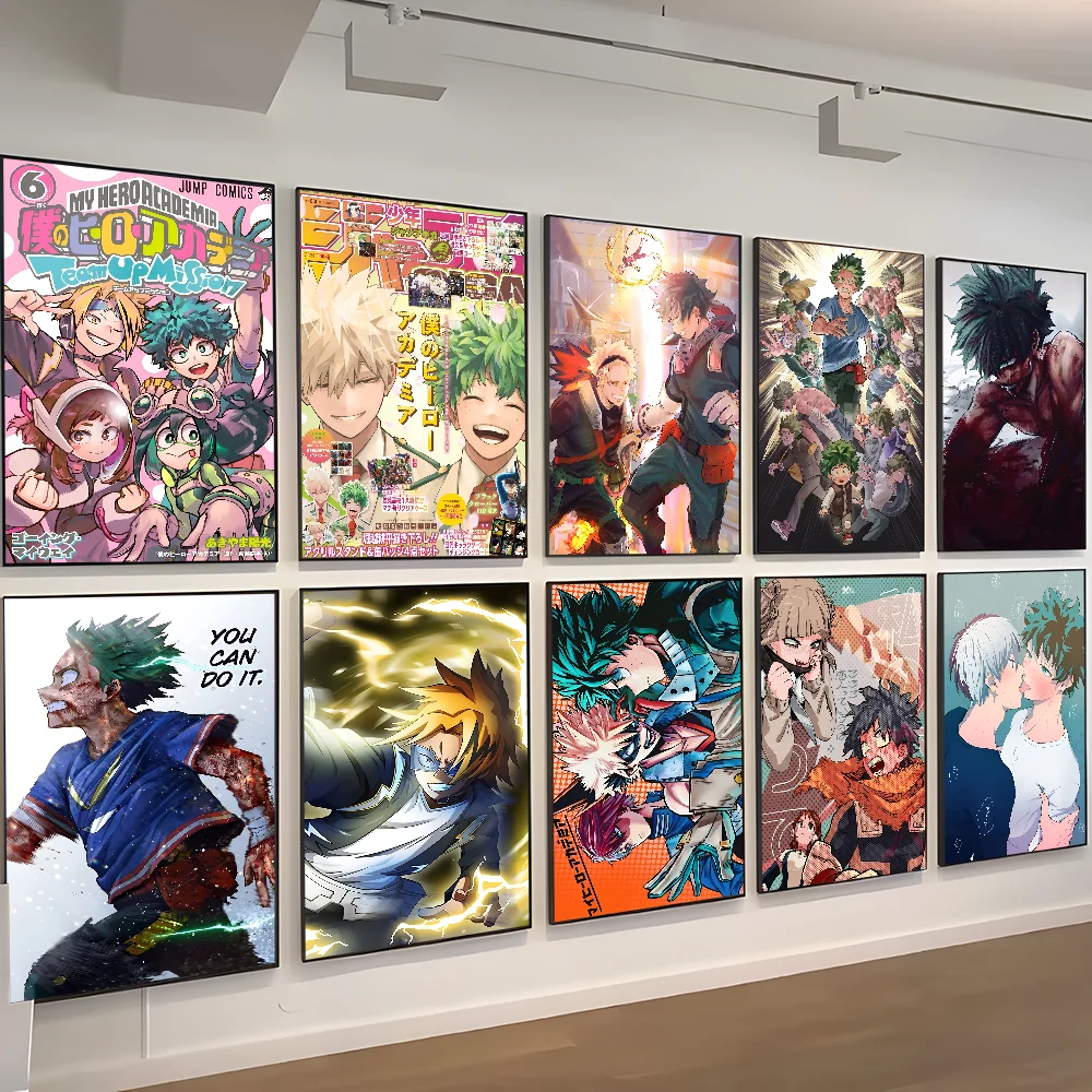 Высокое качество My Hero Academia Kaminari Denki аниме плакат украшение стены для домашнего