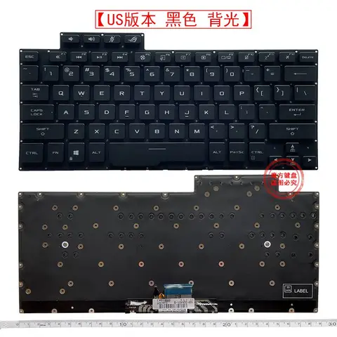 Новая клавиатура США для ASUS ROG Zephyrus G14 GA401 GA401U GA401M GA401Q GA401I GA401IV GA401QM английский ноутбук с подсветкой