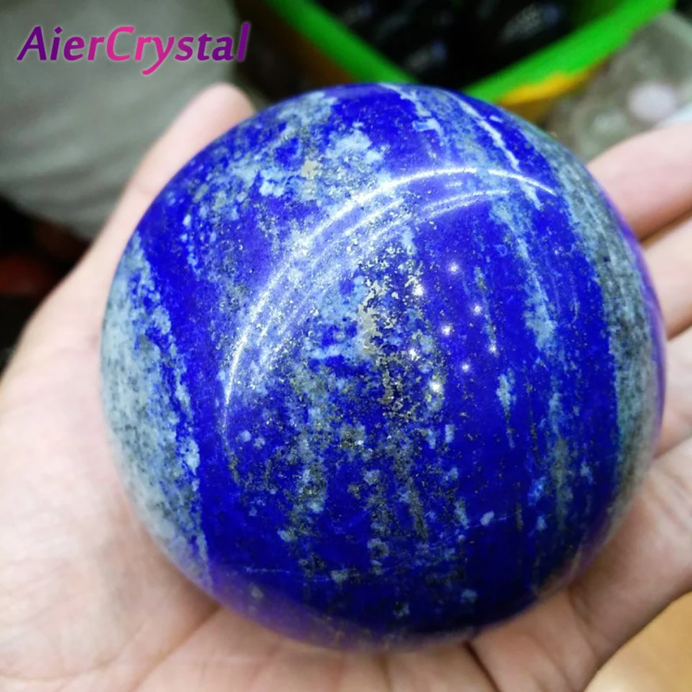 

4-7cm Natural Crystal Mineral Lapis Lazuli Crystal Ball Stone Quartz Spheres Polished Stone Reiki Healing Desktop Room Decor