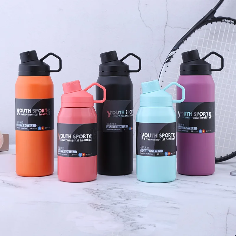 

Large-capacity Stainless Steel Vacuum Mug Portable Portable Travel Bottle Water Bottle New Outdoor Sports Water Bottle