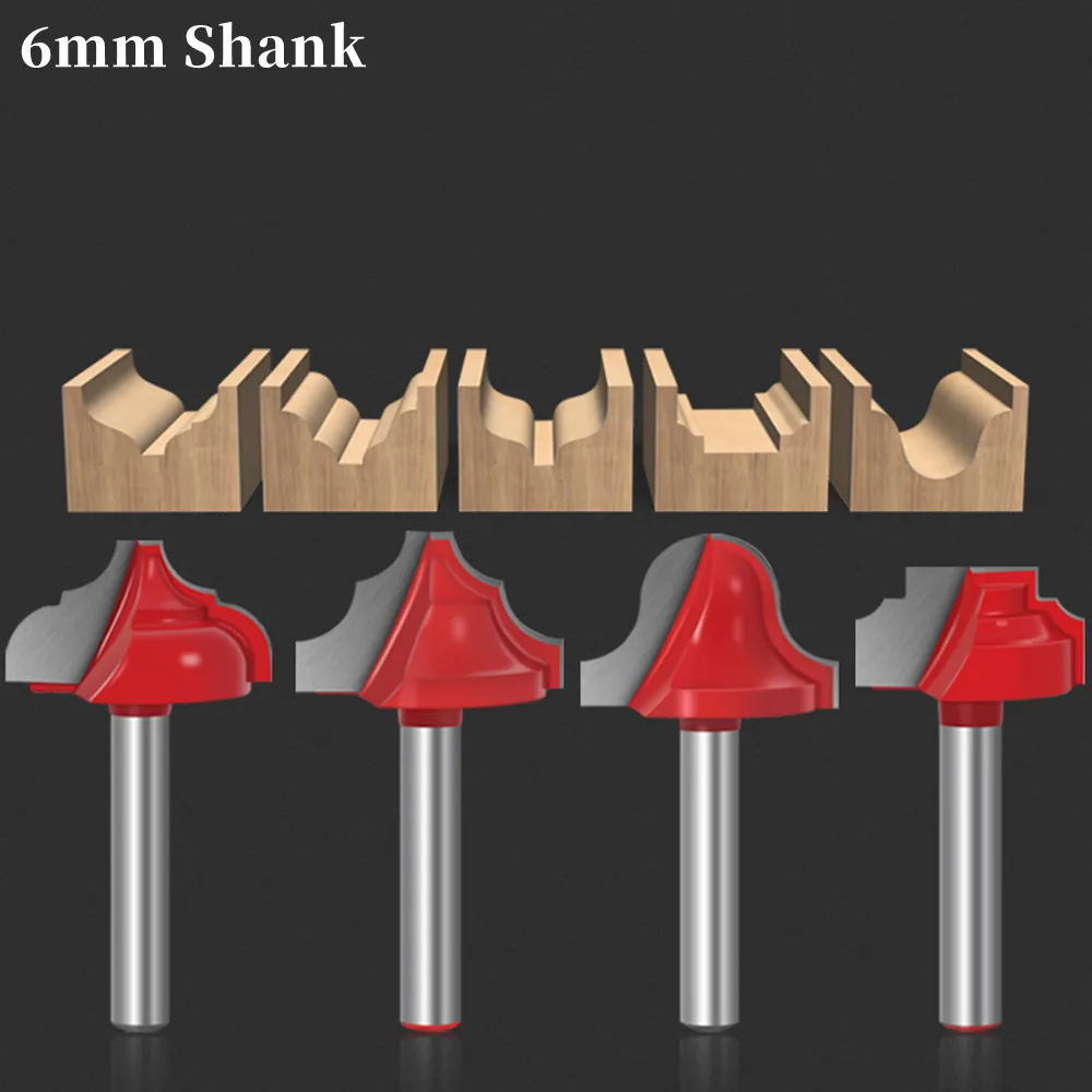 

Фреза по дереву с открытым концом и хвостовиком 6 мм, 1 шт.