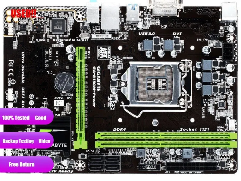 

Gigabyte B150M-Power motherboard 1151 DDR4 M2