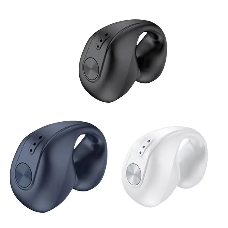 

2023 Bone Conduction Earphones Bluetooths Wireless Headphone Mini Open Ear Single Earbuds For Running Cycling Sports Headset