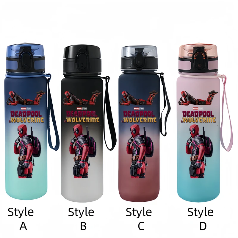 

Бутылка для воды MINISO Marvel Deadpool and Wolverine 650 мл