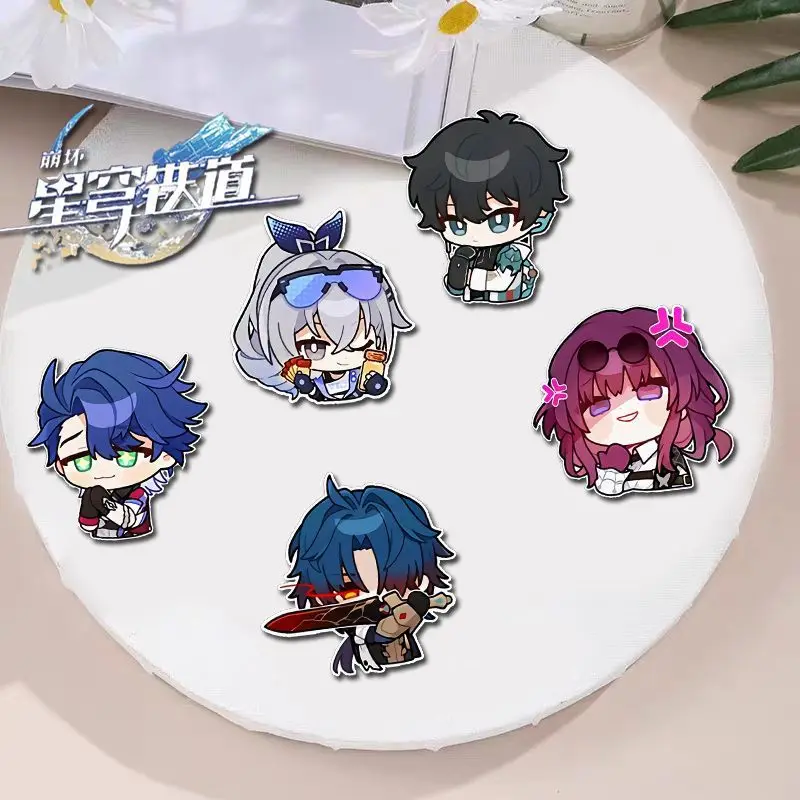 

Kafka Blade Women Brooch Badges Enamel Pins Initial Ladies Pendant Wedding Couples Fashion Metal Anime Broches Honkai Star Rail