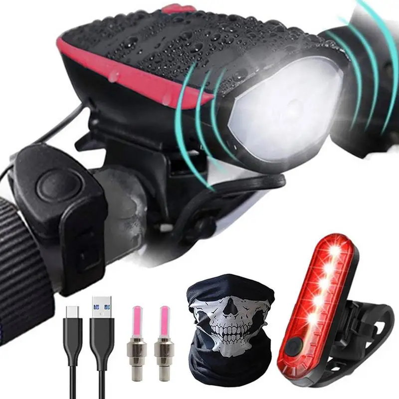 

Bicycle Light 2 In 1 Mountain Bike Light With 3 Lighting Modes Bike Light Set Waterproof Safety Bike Front & Rear Light For Road