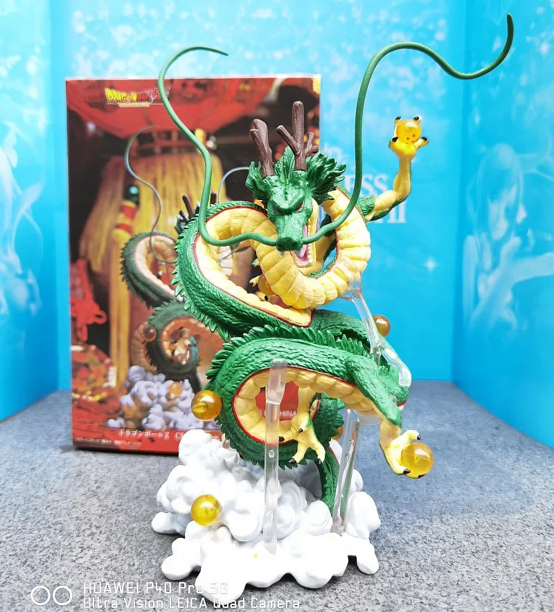 Bandai Dragon Ball Z Shenlong Ziggurat Модель игрушки Унисекс Коллекционная статуя Подарок для