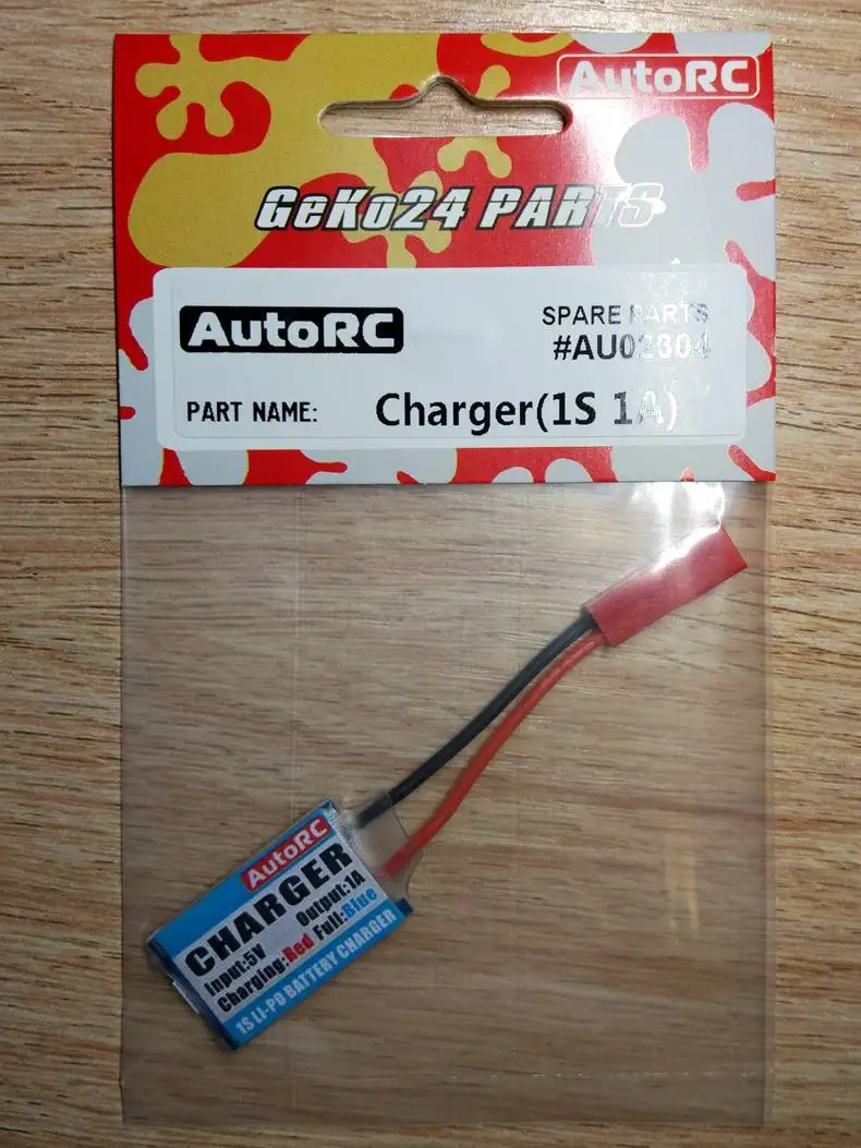 

AutoRC GK24 AU02304 Charger1S 3.7V Lithium Battery Charger