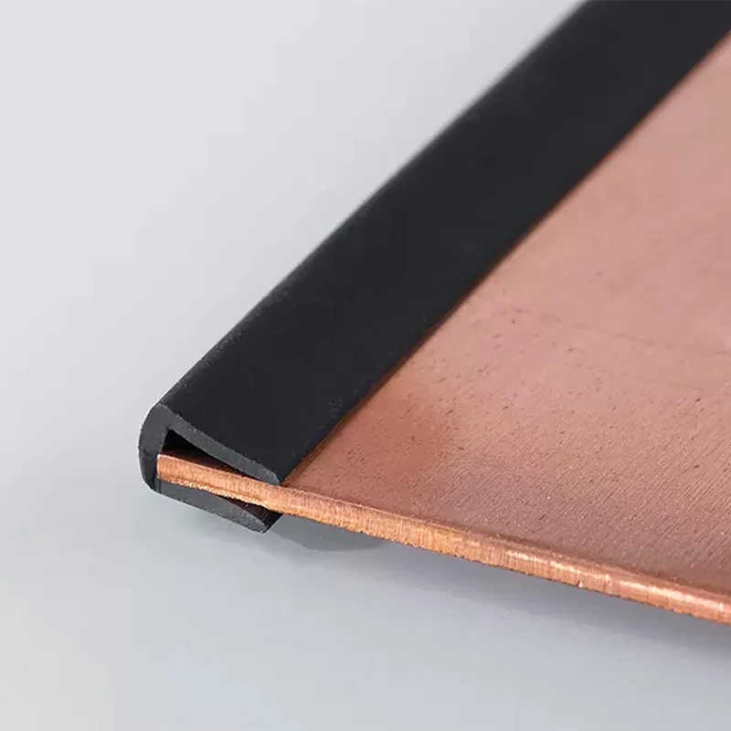 1 метровая черная резиновая лента для защиты от столкновений защитная U-образная