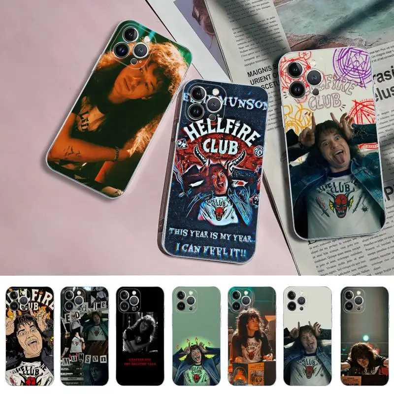 

Stranger Things Phone Case For iPhone 11 12 13 14 Mini Pro Max XR X XS TPU Clear Case For 8 7 6 Plus SE 2020