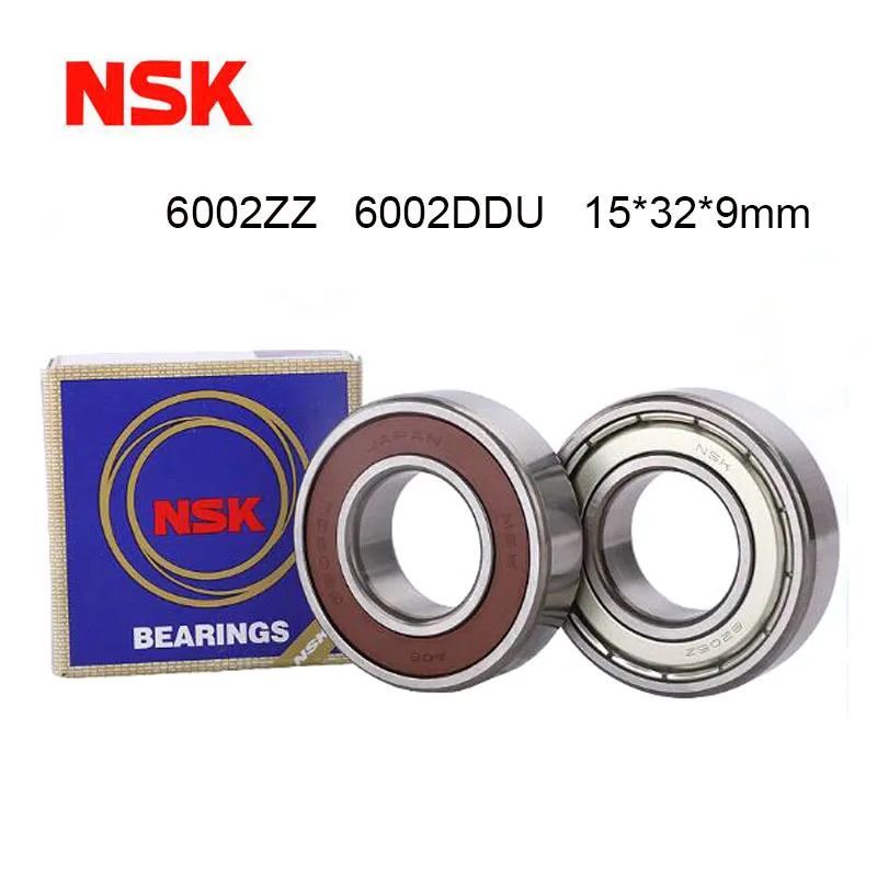 Free Shipping NSK 6002 Bearings Imported from Japan High-Speed 6002 ZZ 6002DDU 6002-2RS 2022 Deep Groove Ball Bearing Hot Sales