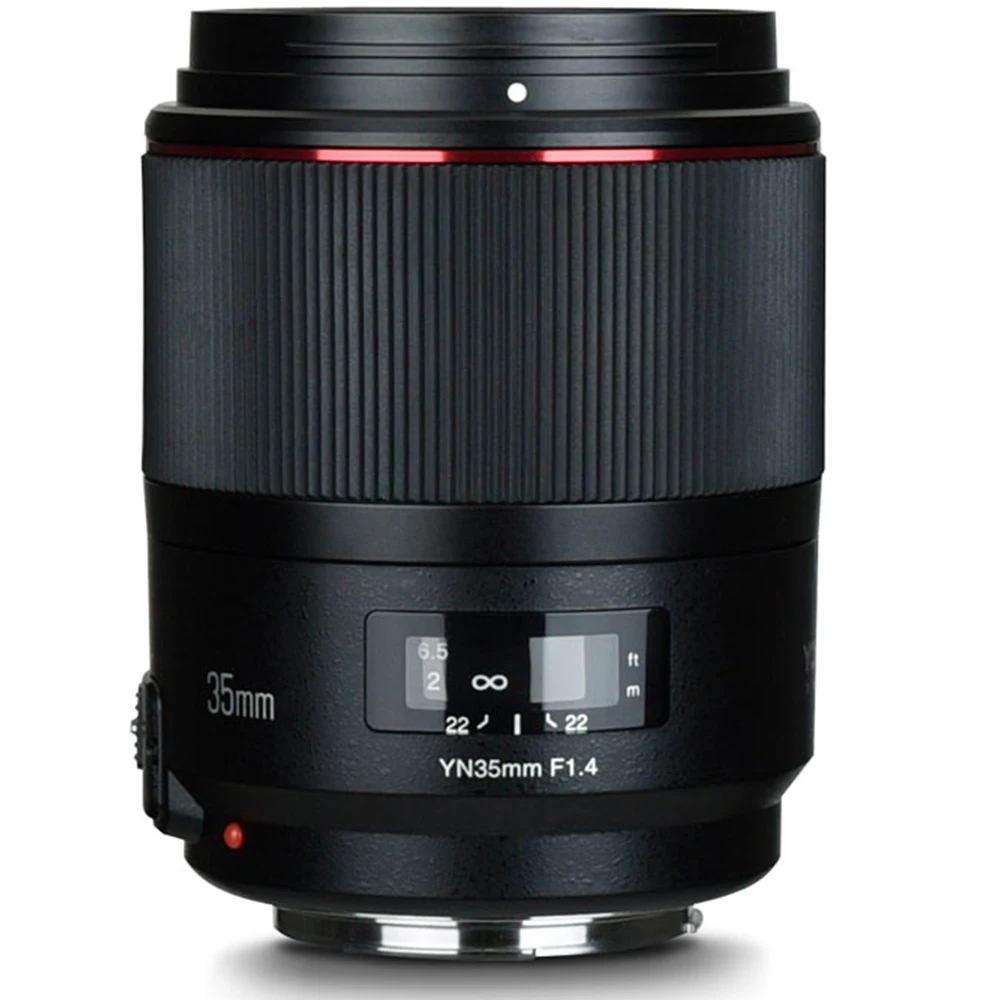 

YONGNUO YN35mm F1.4 Bright Aperture Standard Wide-Angle Prime Lens Full Frame for Canon DSLR Camera 5DIV 5DSR 7DII 650D 70D 5D3