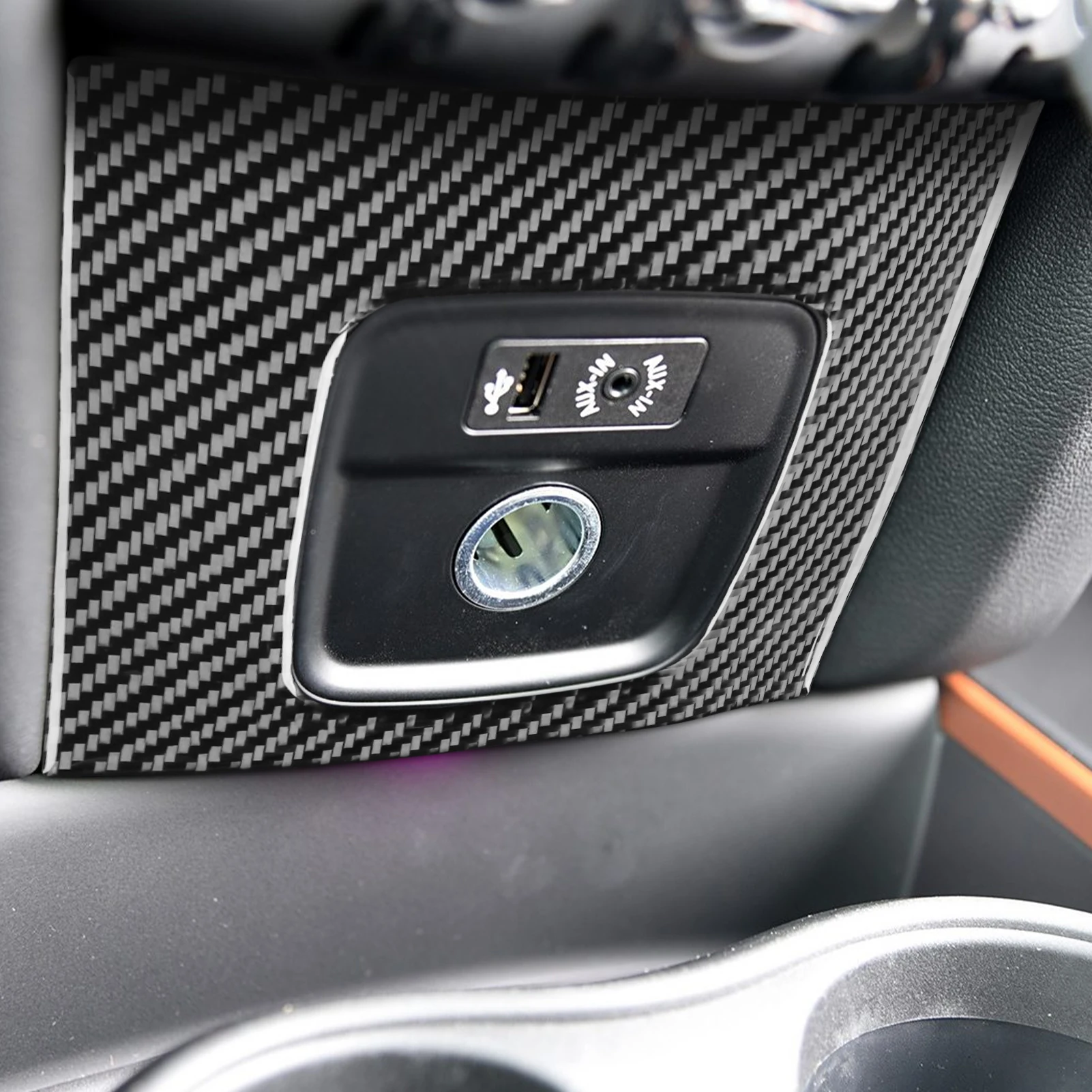 Центральная консоль из углеродного волокна для Mini Cooper F60 Countryman 2017-2023 крышка