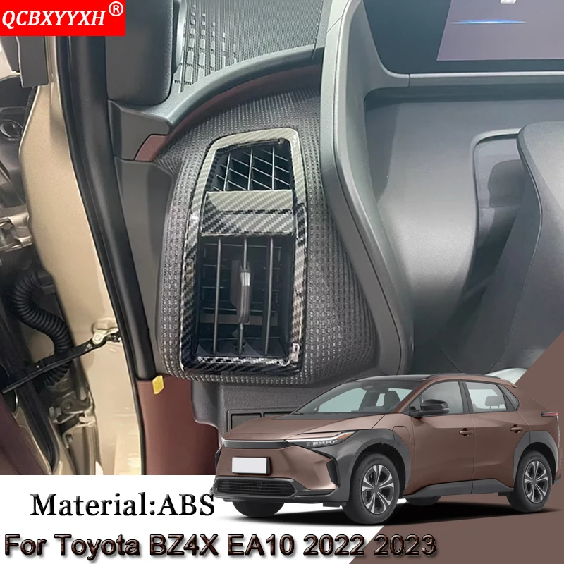 

Наклейка на приборную панель автомобиля из АБС-пластика с блестками для кондиционера, подходит для Toyota BZ4X EA10 2022 2023