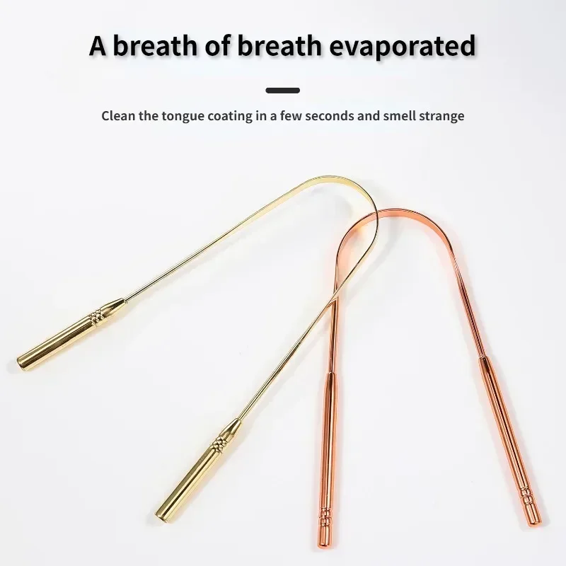 Скребок для языка из нержавеющей стали U-образный язычок очистки покрытия