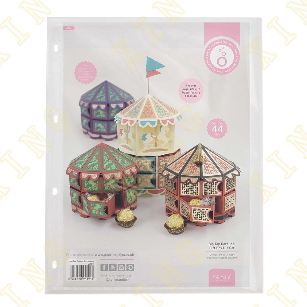 

Metal Cutting Dies Diy Various Card Series Scrapbook Paper Craft Knife Mould Blade Punch Cut Die New Big Top Carousel Gift Box