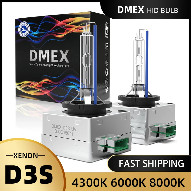 DMEX модернизированные OEM D3S Xenon HID лампы фар 4300K 5500K 6000K 8000 66340 42403 PK32d-5 Замена фары -