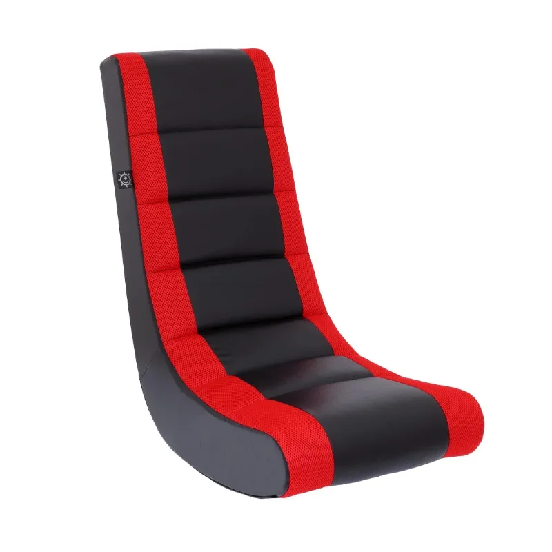 

The Crew Furniture Classic Video Rocker Gaming Chair Faux Leather Mesh Black/Red