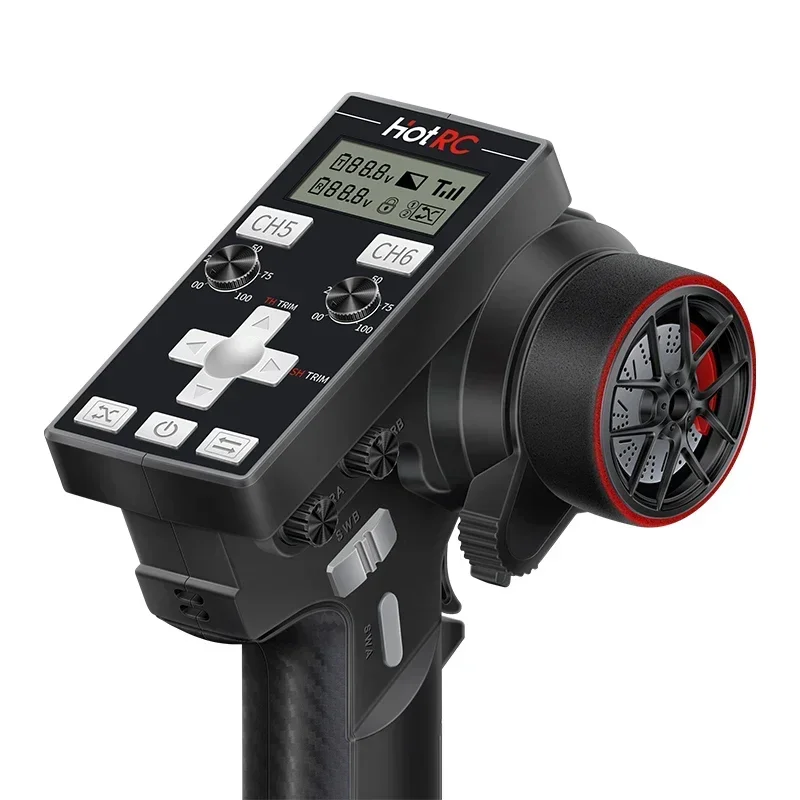 Фото HOTRC DS-4A DS600 CT-8A CT-8B 4CH 6CH 8CH 4/6/8/10-канальный одиночный передатчик дистанционного управления для радиоуправляемой модели автомобиля, лодки, корабля, танка №5