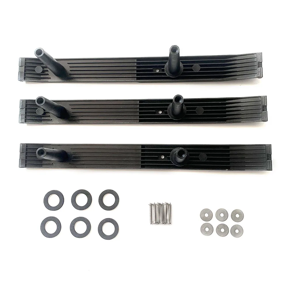 

Пластиковый кронштейн для левой, задней, правой и задней панели, 3 шт./компл. аксессуары, черный, абсолютно новый, матовый, для серии Ford F