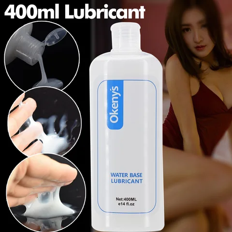 400 мл имитация смазка для спермы без жирного анального жира для секса Крем гель смазка на водной основе масло для геев пар