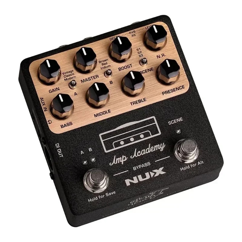 Фото Усилитель NUX-Amp Academy NGS-6 для педали электрогитары, эффектов для электрогитары, моделирования AMP, петля эффектов отправки/возвращения №5