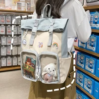 backpack japanese transparent lolita matching bag jk girl uniform bag large capacity daily student school bag