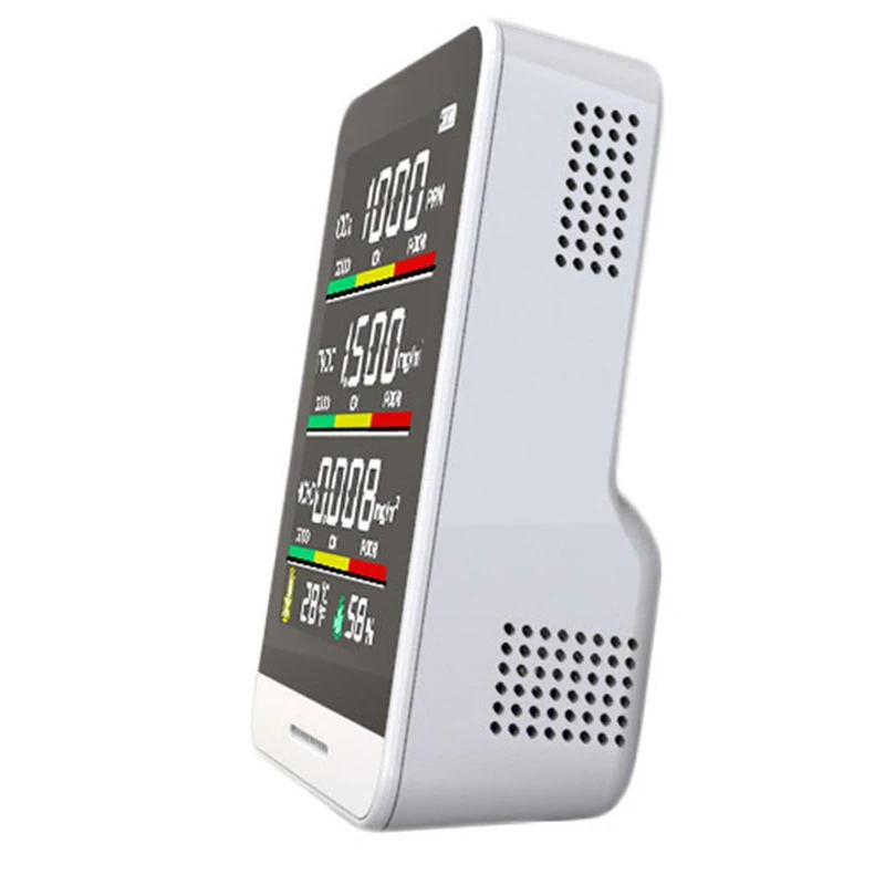 Монитор качества воздуха в помещении Профессиональный Точный CO2 TVOC HCHO датчик