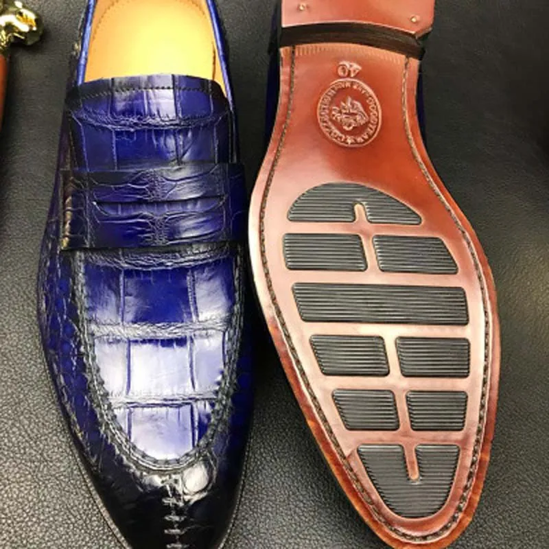 Рисунок 6 - Мужские туфли из натуральной крокодиловой кожи