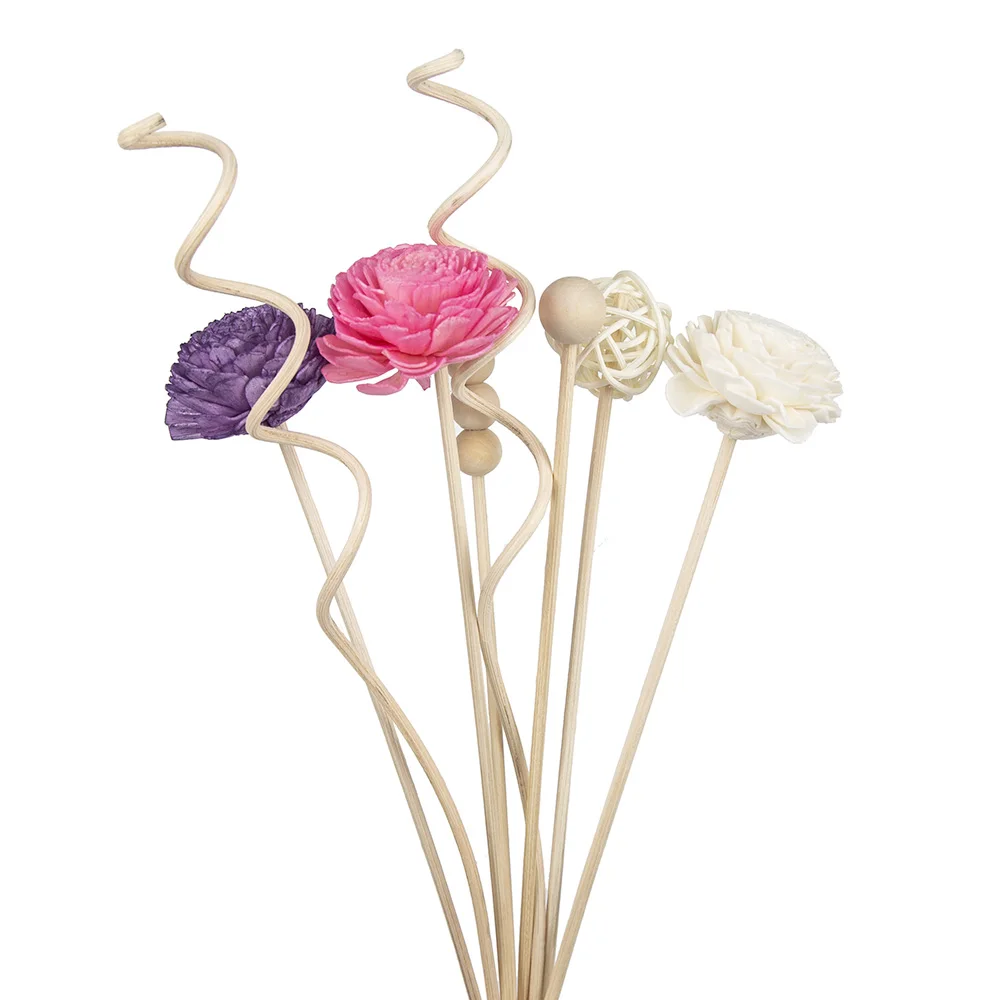 

8 шт., Ротанговые палочки в виде цветов гвоздики