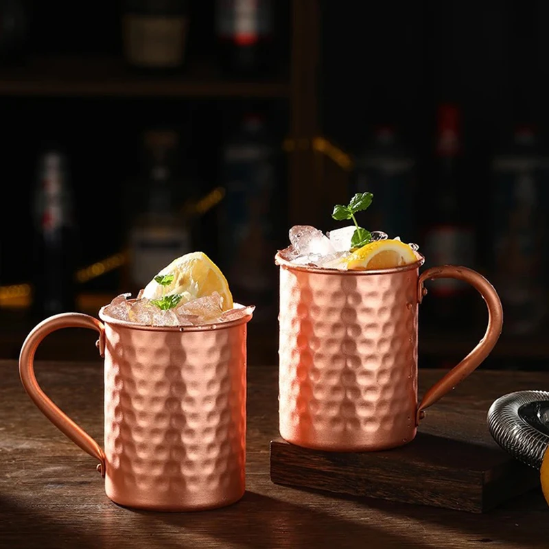100% медная Московская мюла Прочные медные кружки для пива кофейная кружка чашка
