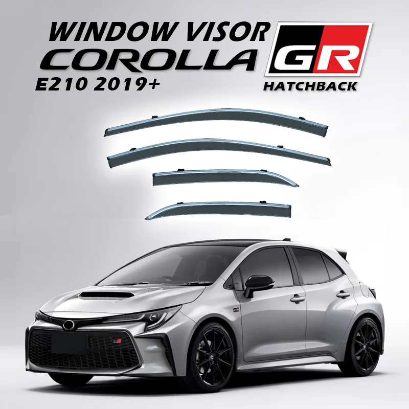 

Пластиковый козырек на окно для TOYOTA Corolla GR Hatchback E210 2019-2023