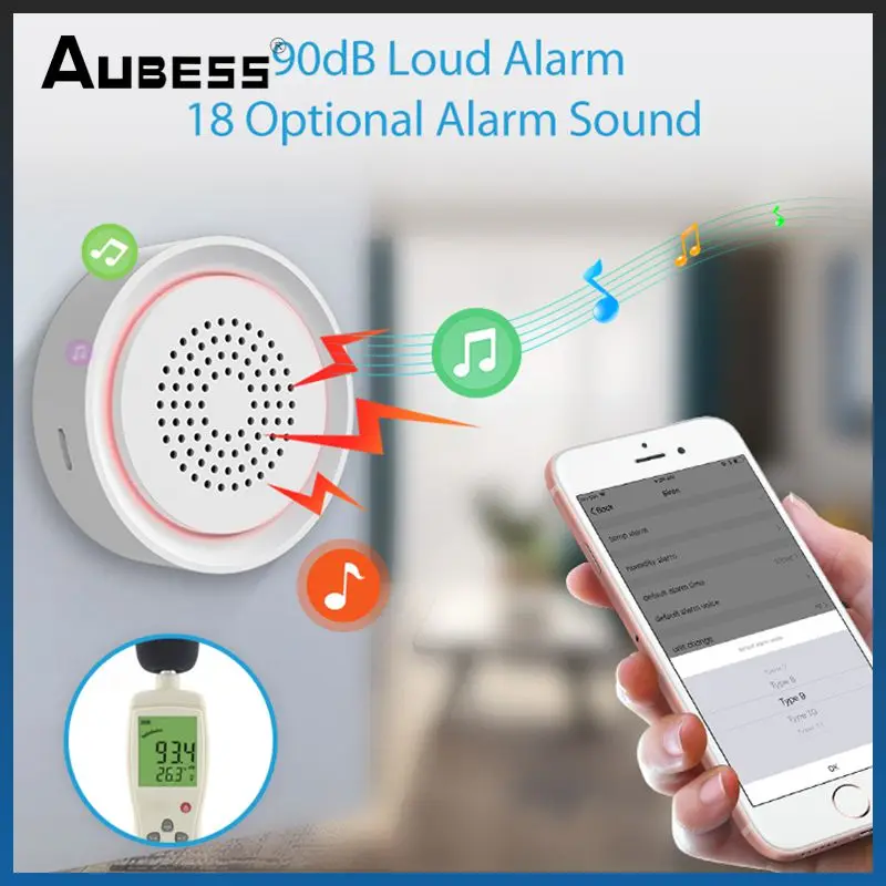 

Умный Wi-Fi-датчик влажности и температуры Tuya, 3 в 1