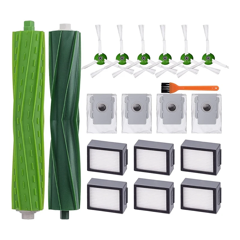 

Replacement Parts Main Brush Side Brush HEPA Filter Plastic New For Irobot Roomba I3 I3+ I7 E5 E6 Vacuum Cleaner Accessories