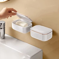 soap dish for shower wall mounted with drain travel soap container bar soap box tray for bathroom