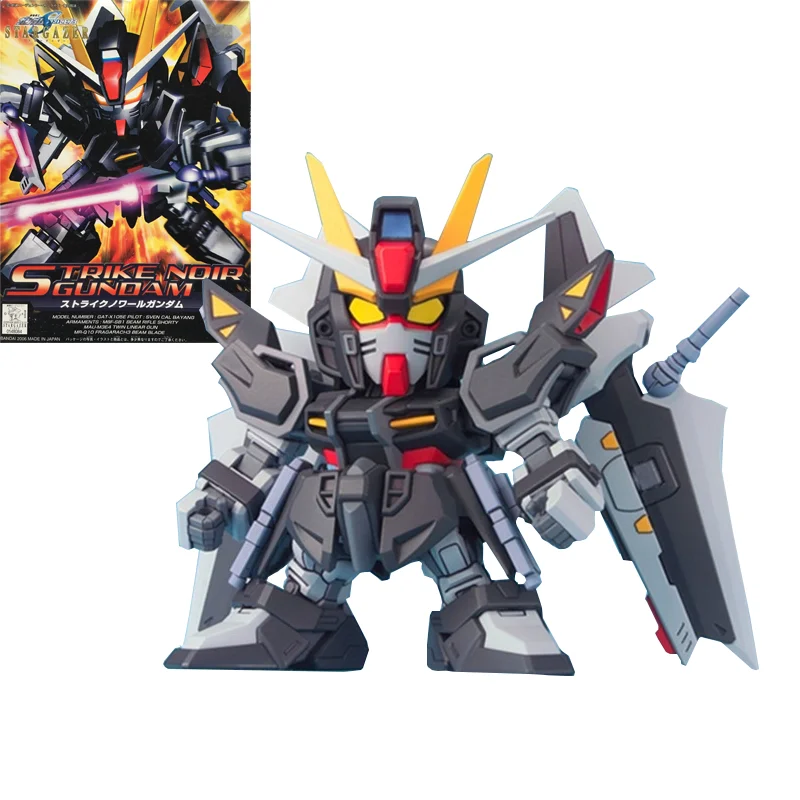 

Original Genuine SD BB 293 Strike Noir GAT-X105E Gundam Gunpla Assembled Model Kit Action Figure Anime Figure Gift For Children