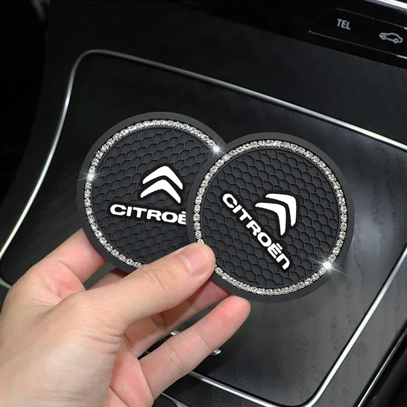 Силиконовая автомобильная внутренняя противоскользящая накладка для чашки воды