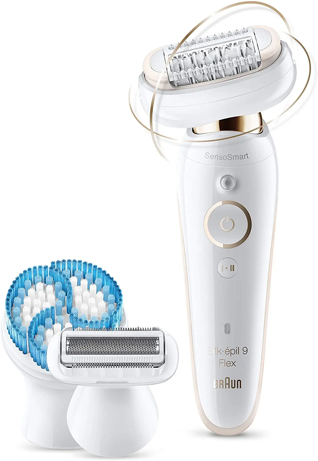 

Braun Silk-epil 9 Flex 9010, Wireless, Wet-Dry, 3in 1 Combination of Epilator/Hair Removal in the Whole body use, Micro Grip