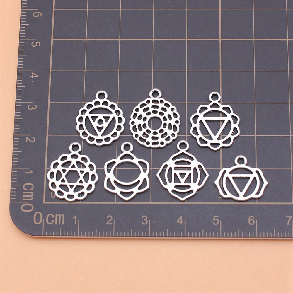 7 шт. подвески-чакры для мужчин