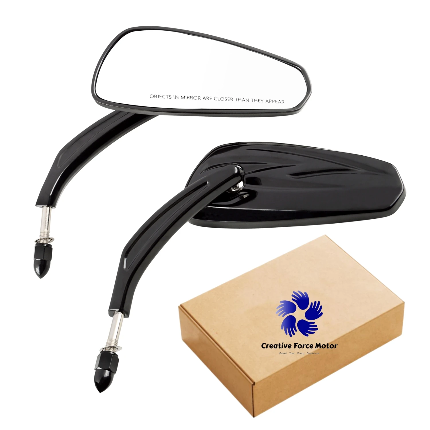 

Боковые зеркала 5/16 дюйма на руль мотоцикла, 360 °, задний вид, для Harley Honda Sportster Iron 883 Fat Bob 114 Tri Street Glide Breakout Road King FLHR Softail FL аксессуары для мотоциклов