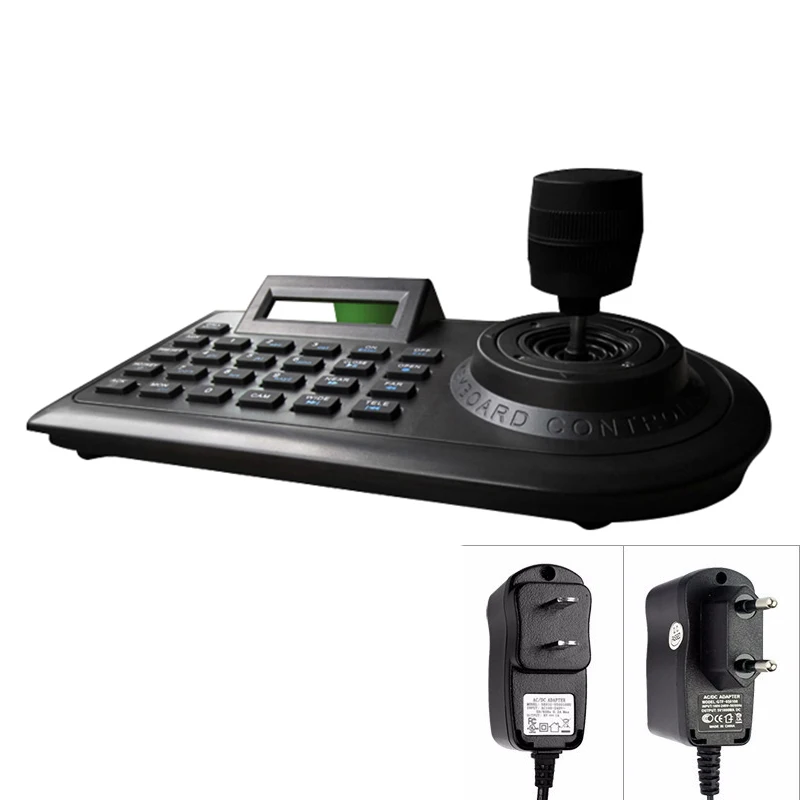 

Axis Ptz Joystick Ptz Controller Keyboard Rs485 Pelco-D/P With Lcd Display For Analog Security Cctv Speed Dome Ptz Camera