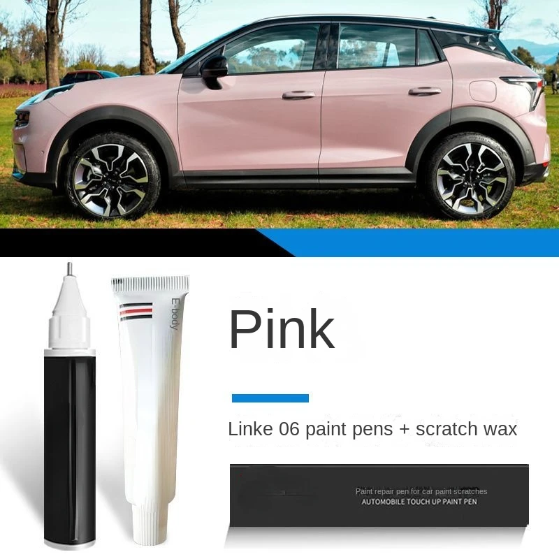 

Ручка для рисования подходит для Geely LYNK & CO 06, фиксатор краски, серый, белый, зеленый, розовый, специальный Lingke 06, артефакт для ремонта краски, цвет царапин