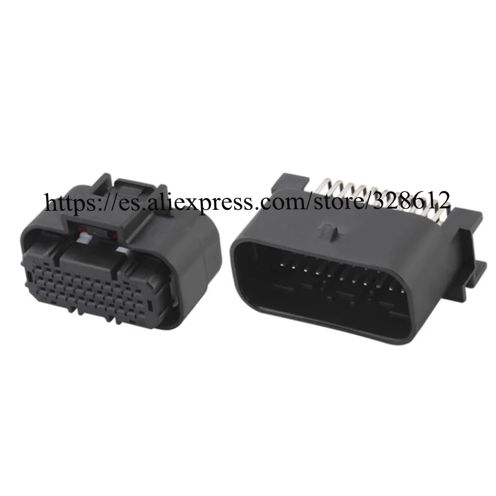 

50SET 1554461-1 1554458-2 Car motorcycle wire cable 33pin Waterproof automotive connector female male Plug include terminal seal