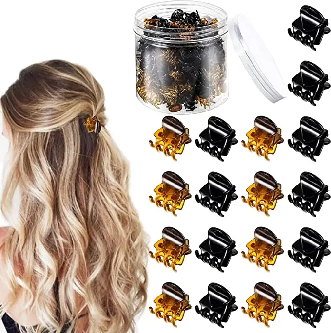 

100 Pieces Women Hair Clips Portable Girls Hairs Claw Clamp Assorted Kit