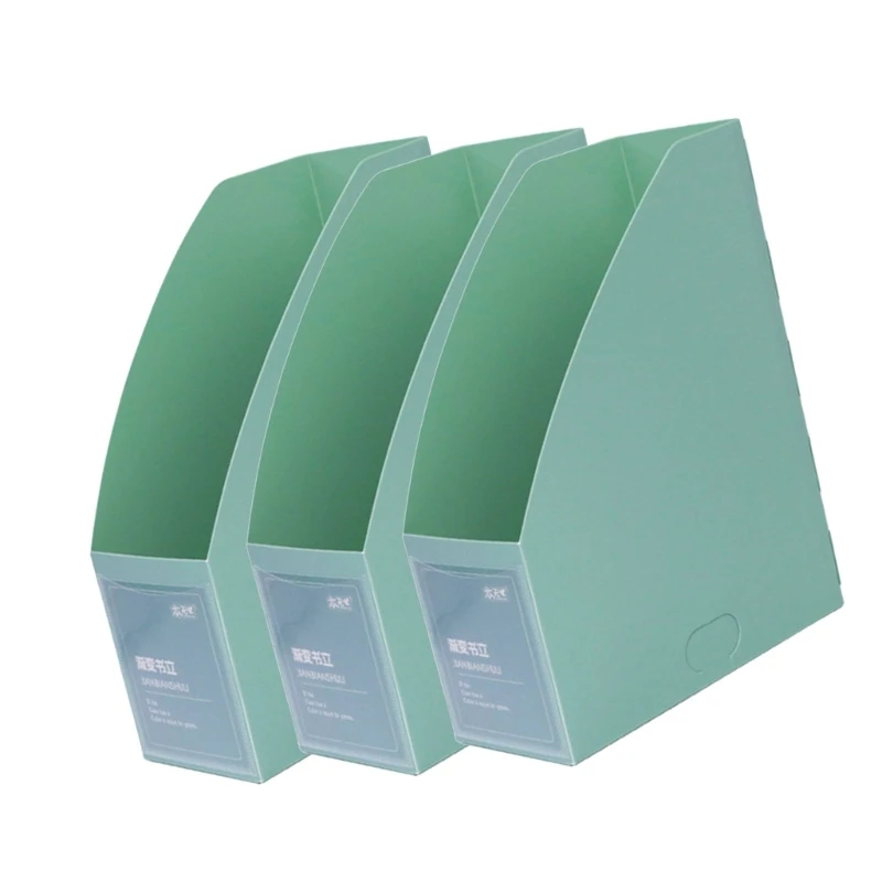 Y1UB 3 шт. настольная стойка для журналов органайзеры документов ящик хранения книг