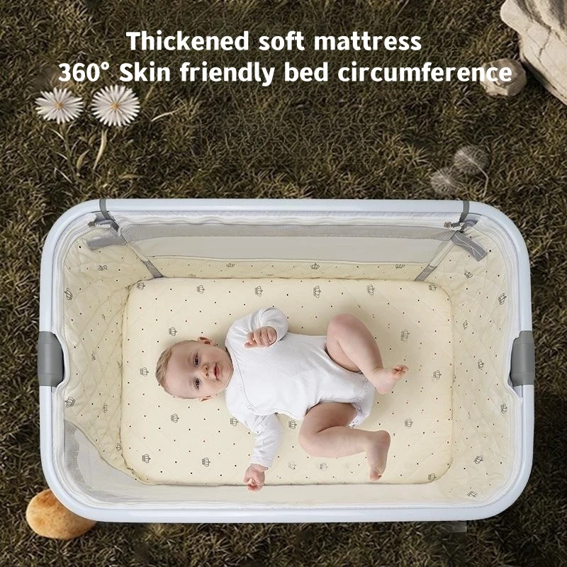 Кроватка для детей 0-36 месяцев многофункциональная портативная складная детская